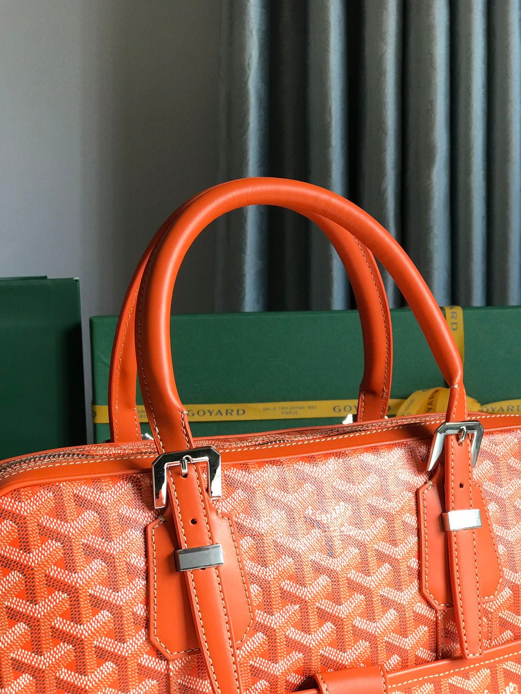 Goyard Ambassade MM Document Case GY0202889 Orange