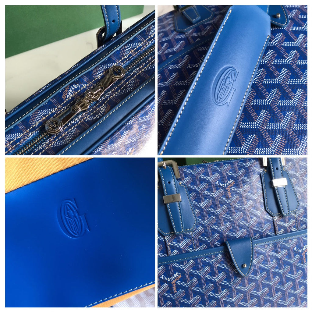 Goyard Ambassade MM Document Case GY0202889 Blue