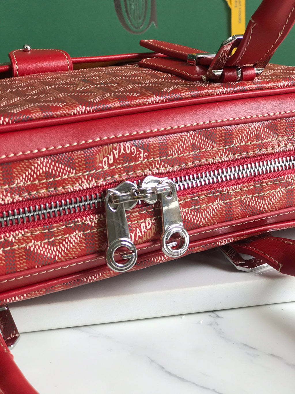 Goyard Ambassade MM Document Case GY0202889 Red