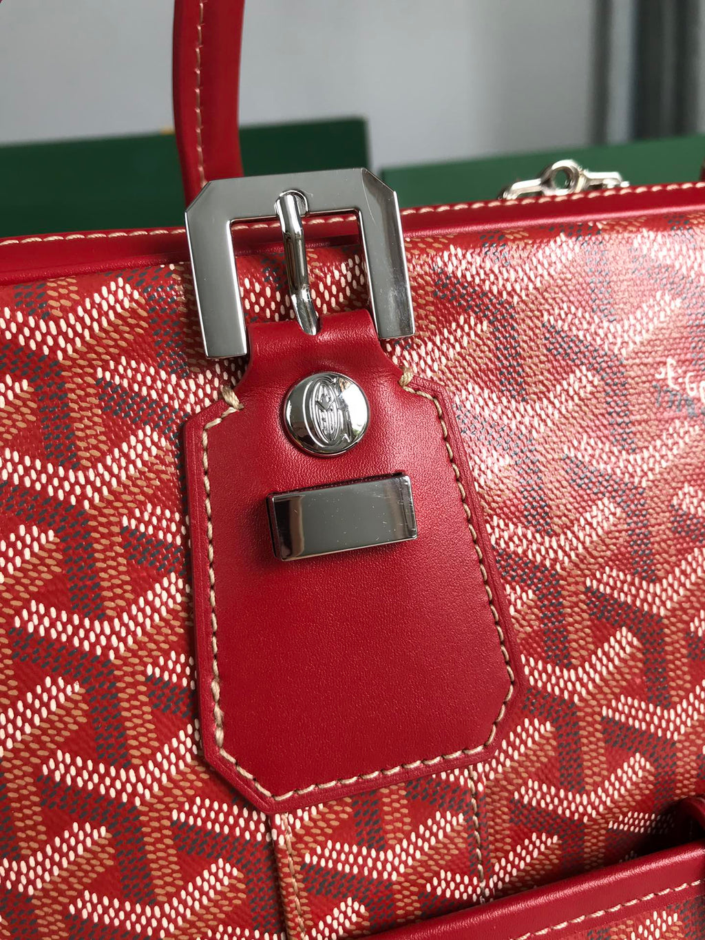 Goyard Ambassade MM Document Case GY0202889 Red