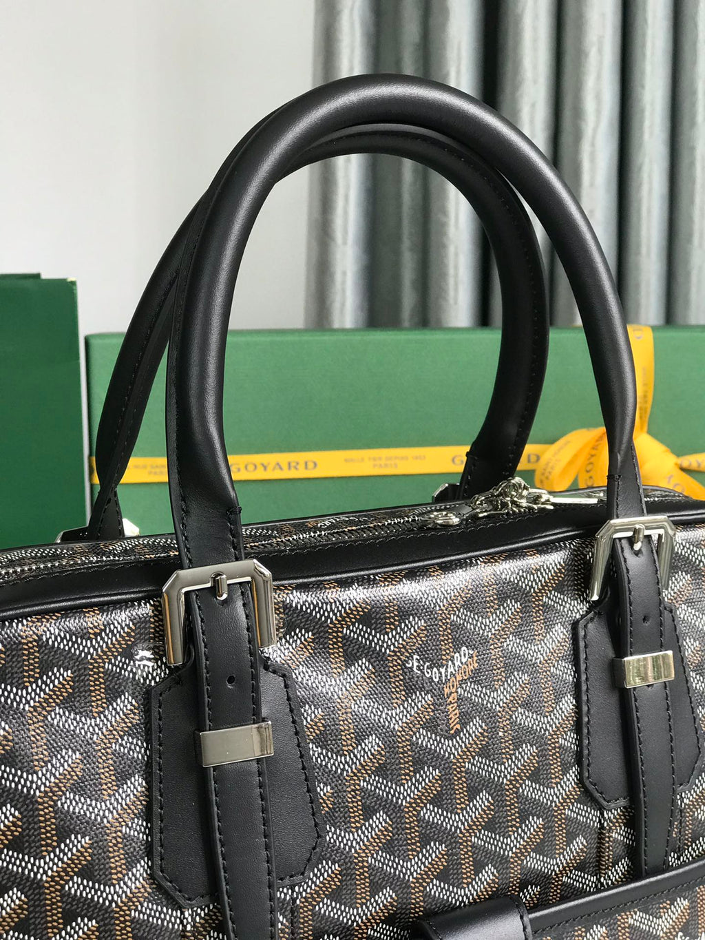 Goyard Ambassade MM Document Case GY0202889 Black