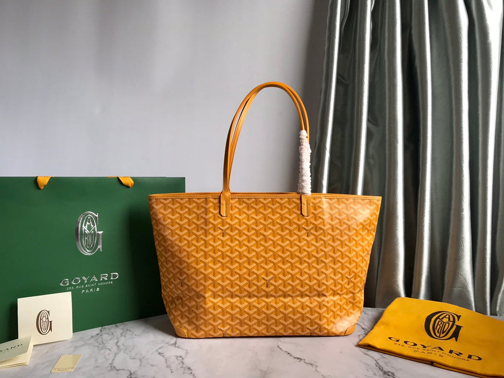 Goyard Artois MM Tote Bag GY020186 Yellow