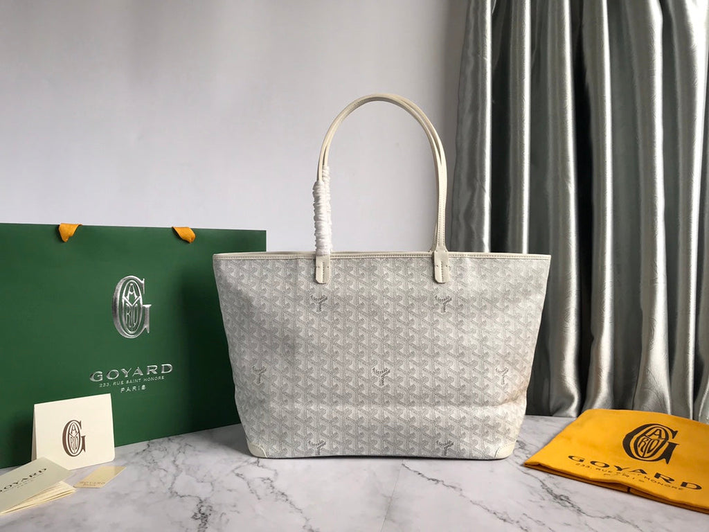 Goyard Artois MM Tote Bag GY020186 White