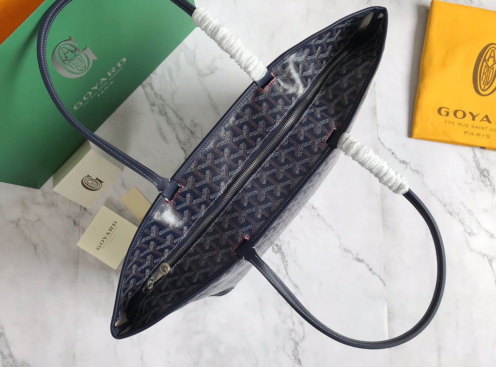 Goyard Artois MM Tote Bag GY020186 Navy Blue