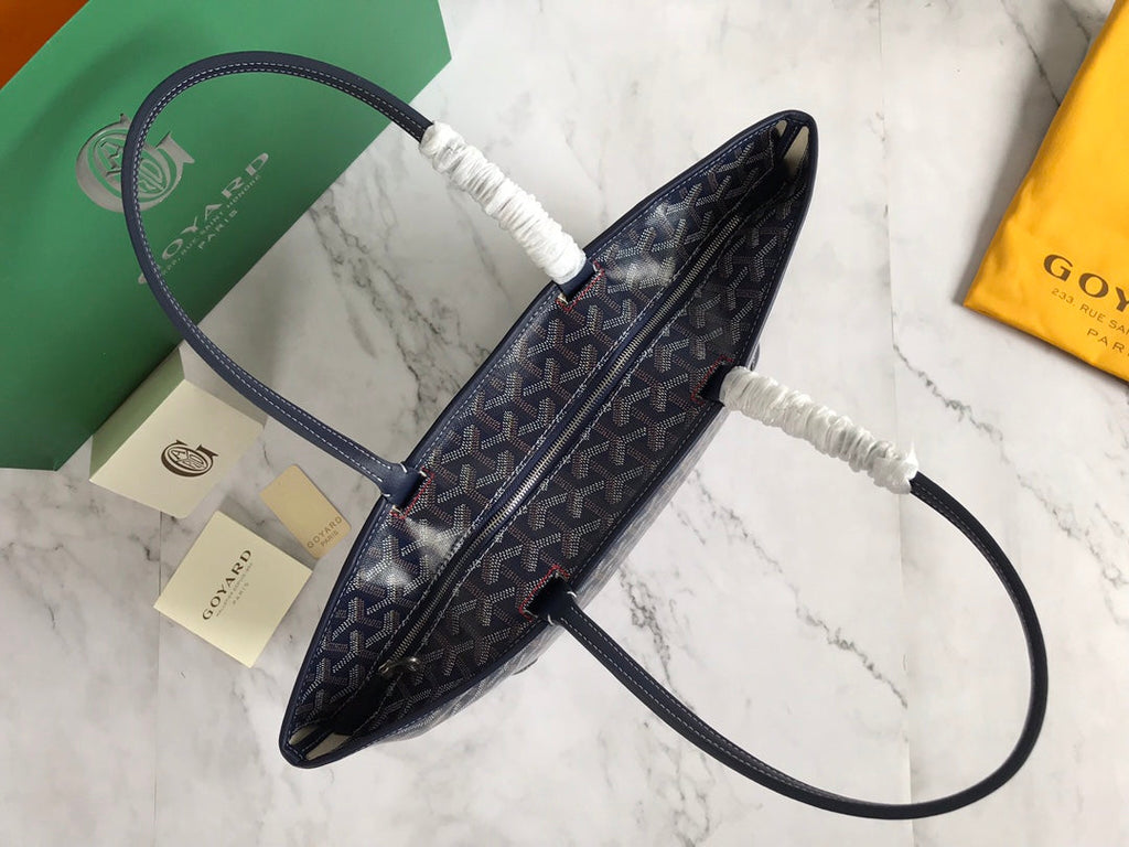Goyard Artois PM Tote Bag GY020191 Navy Blue