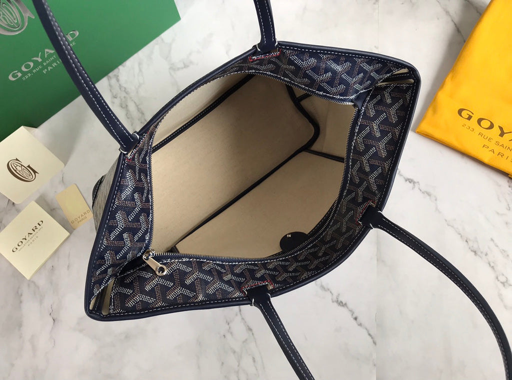 Goyard Artois PM Tote Bag GY020191 Navy Blue