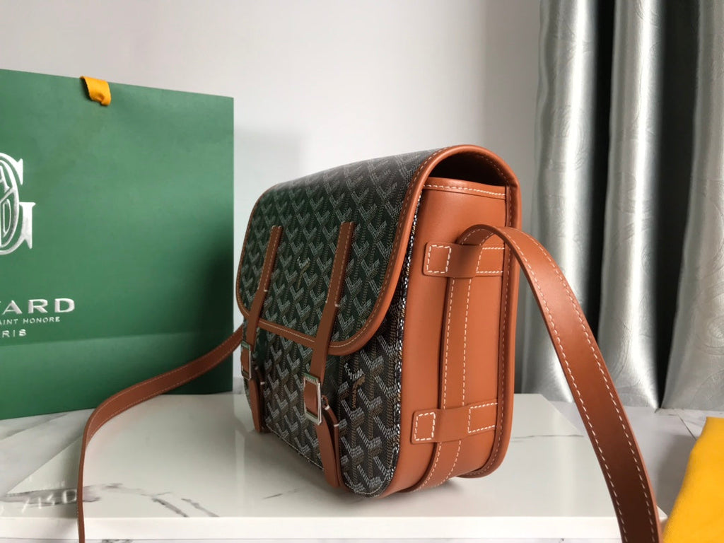 Goyard Belvedere MM Messenger Bag GY020097 Tan