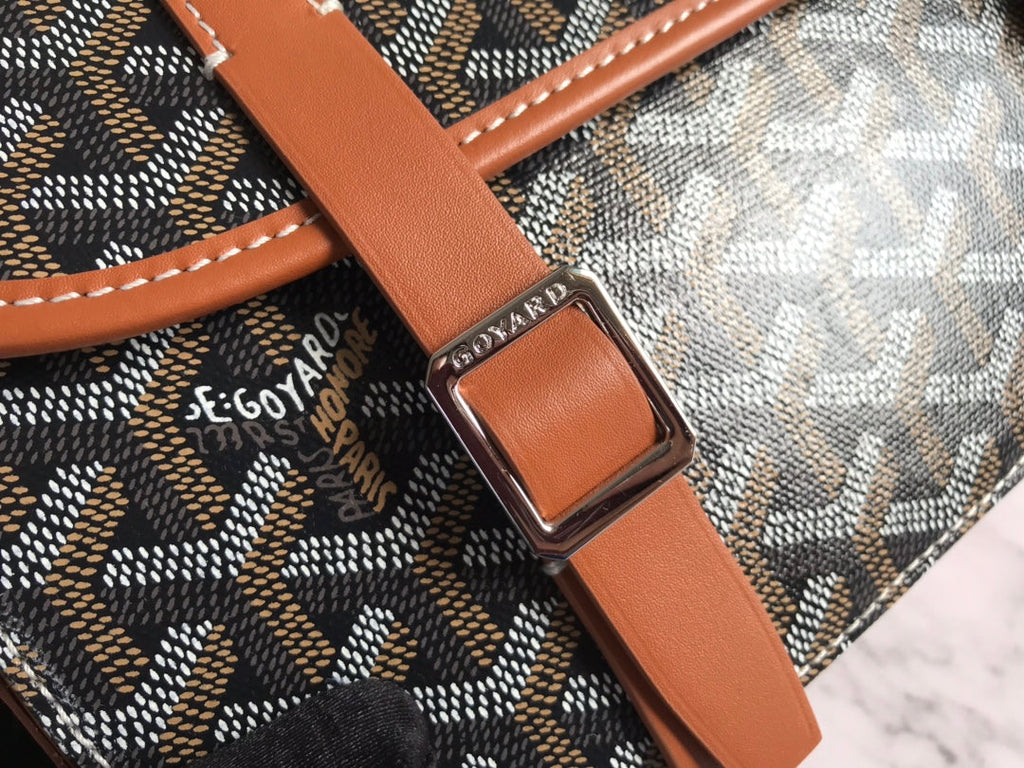 Goyard Belvedere MM Messenger Bag GY020097 Tan