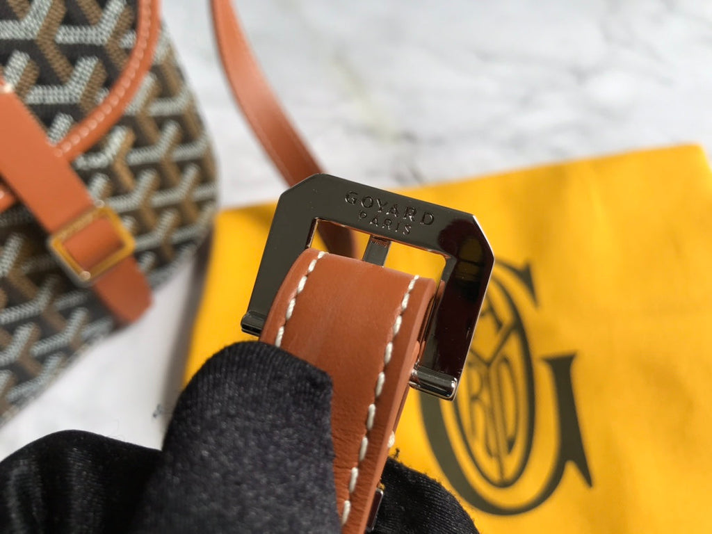 Goyard Belvedere MM Messenger Bag GY020097 Tan