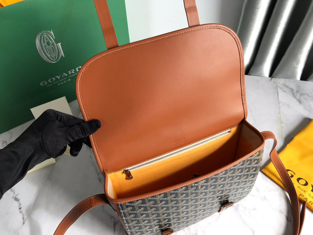 Goyard Belvedere MM Messenger Bag GY020097 Tan