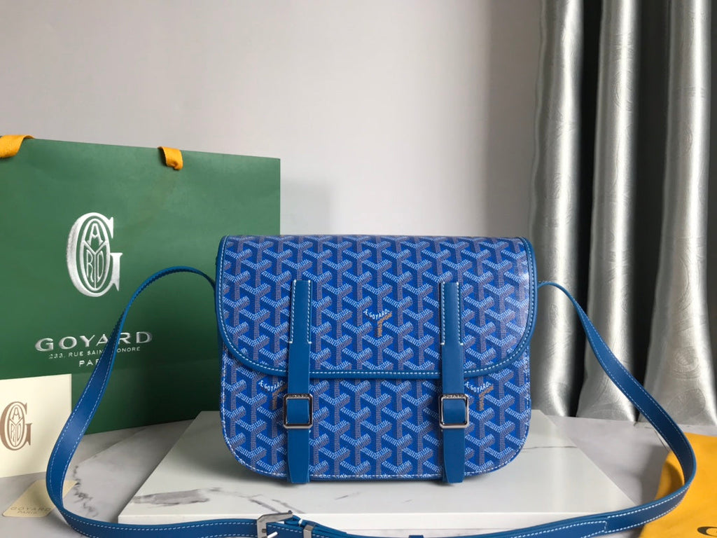 Goyard Belvedere MM Messenger Bag GY020097 Blue