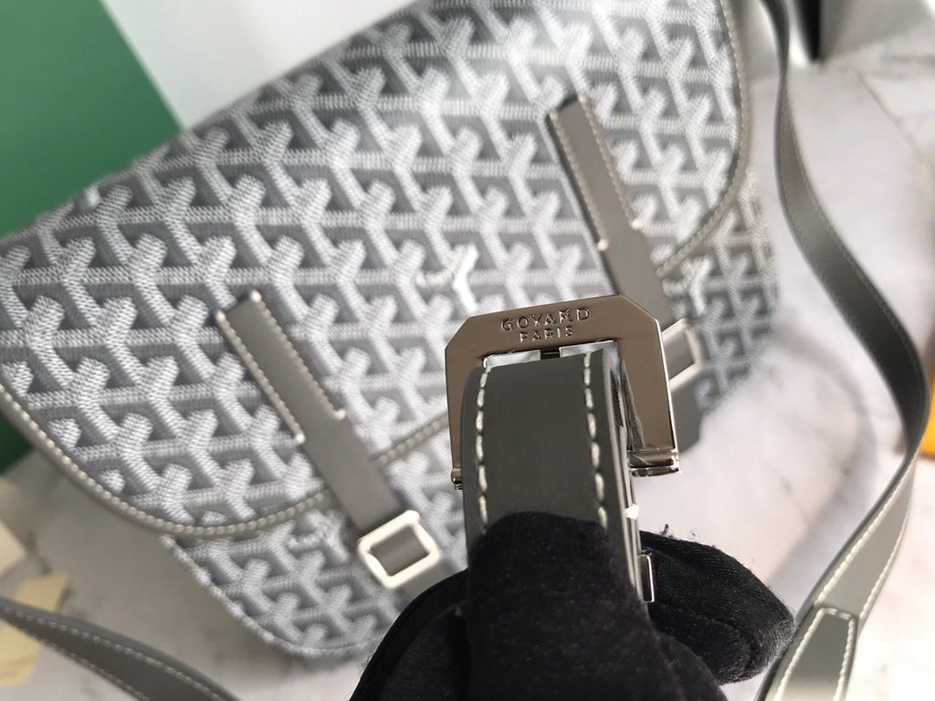 Goyard Belvedere MM Messenger Bag GY020097 Gray