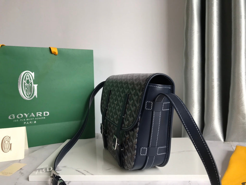 Goyard Belvedere MM Messenger Bag GY020097 Navy Blue