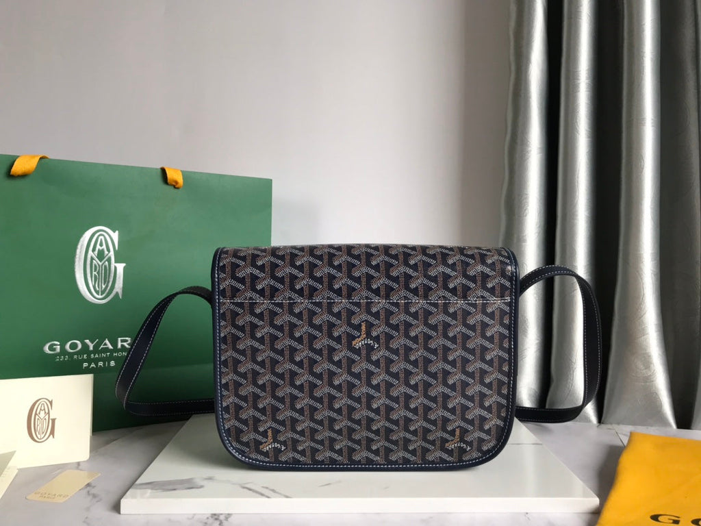 Goyard Belvedere MM Messenger Bag GY020097 Navy Blue
