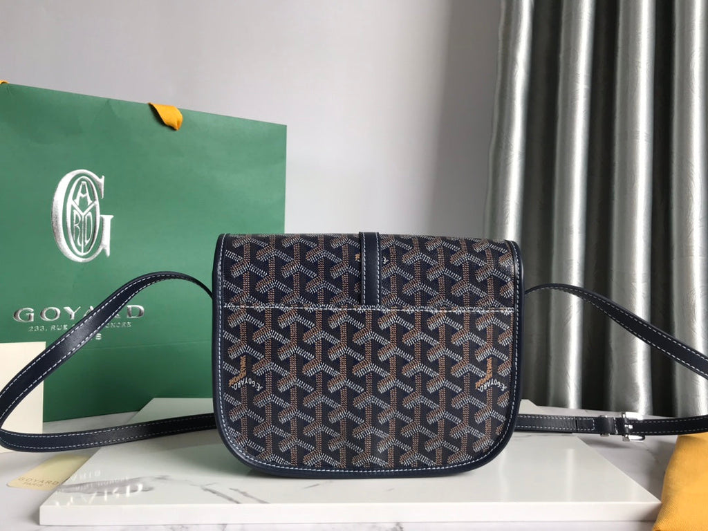 Goyard Belvedere PM Bag GY020198 Navy Blue