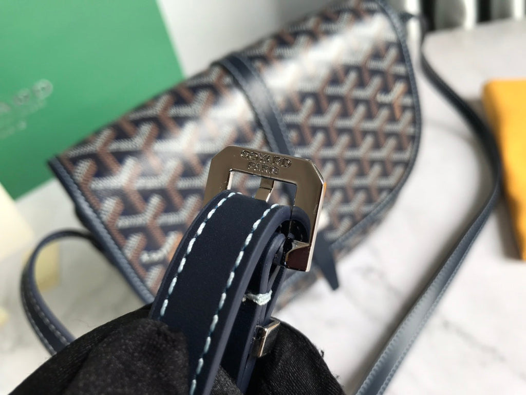 Goyard Belvedere PM Bag GY020198 Navy Blue