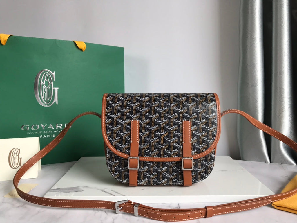 Goyard Belvedere PM Messenger Bag GY020098 Tan
