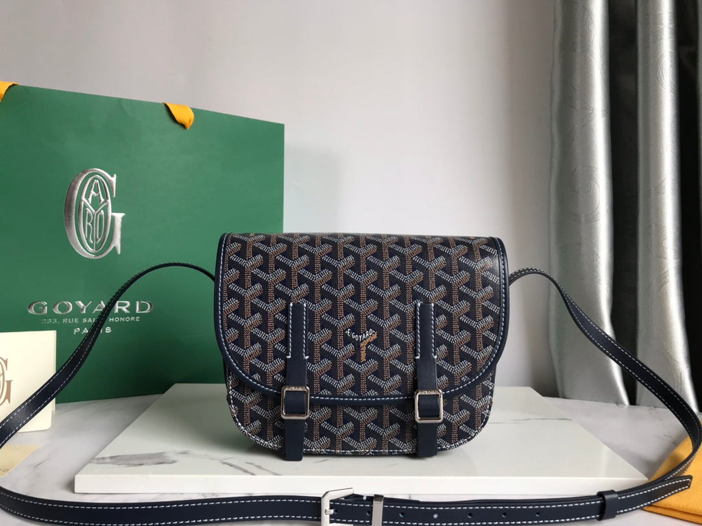Goyard Belvedere PM Messenger Bag GY020098 Navy Blue