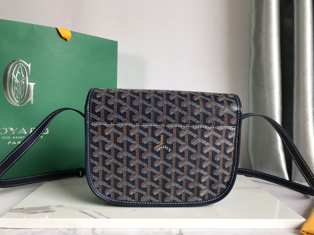 Goyard Belvedere PM Messenger Bag GY020098 Navy Blue