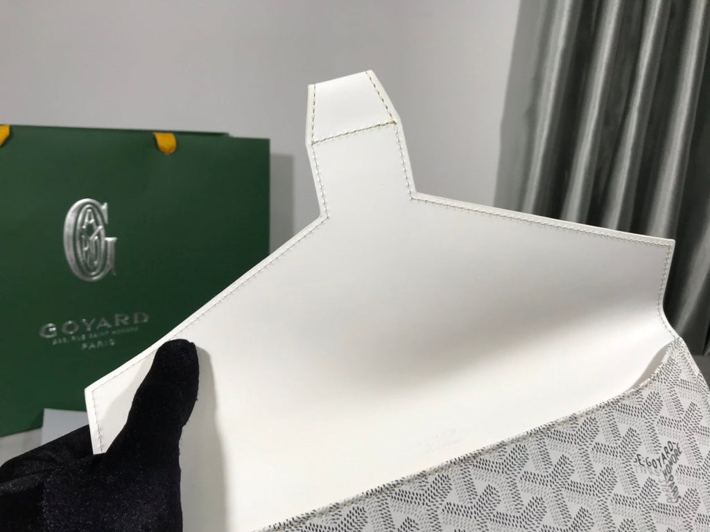 Goyard Camondo MM Horizontal Clutch GY020209 White