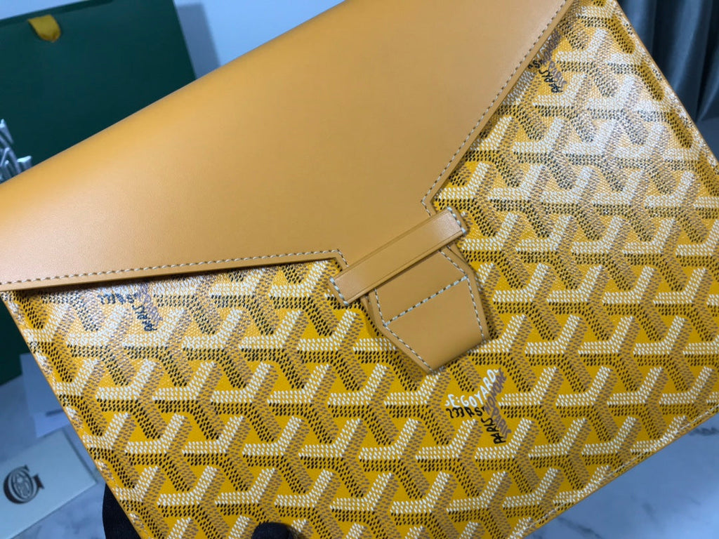 Goyard Camondo MM Horizontal Clutch GY020209 Yellow