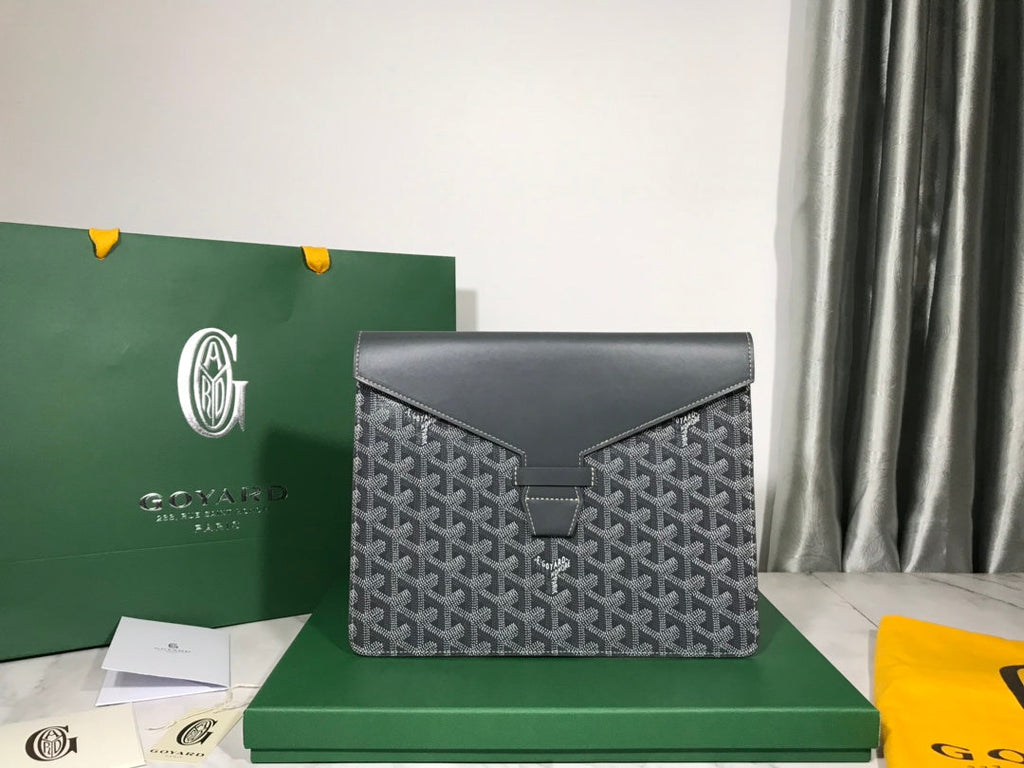 Goyard Camondo MM Horizontal Clutch GY020209 Gray