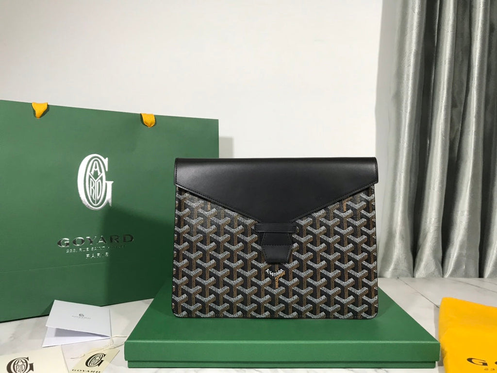 Goyard Camondo MM Horizontal Clutch GY020209 Black