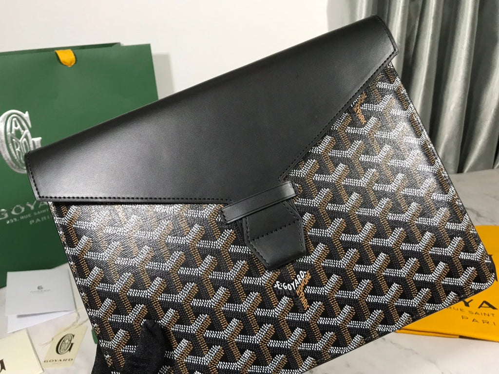 Goyard Camondo MM Horizontal Clutch GY020209 Black