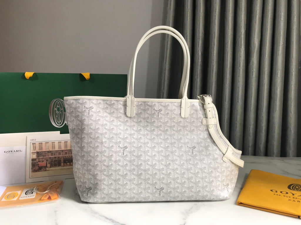 Goyard Chien Gris Tote Bag GY020217 White