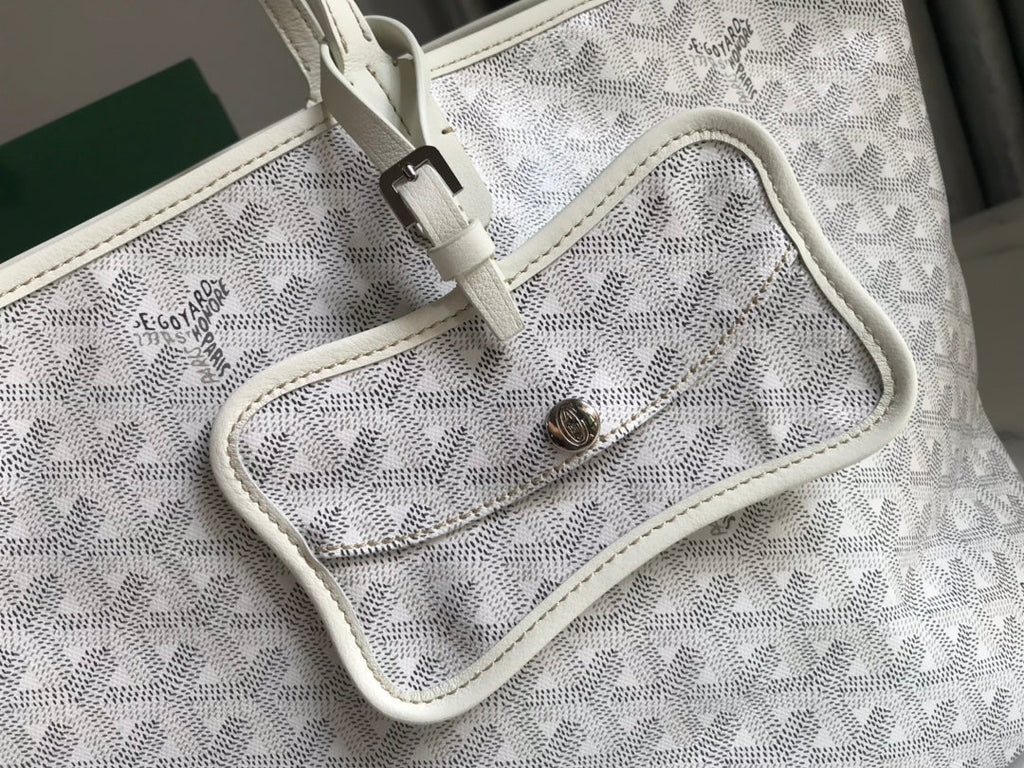 Goyard Chien Gris Tote Bag GY020217 White
