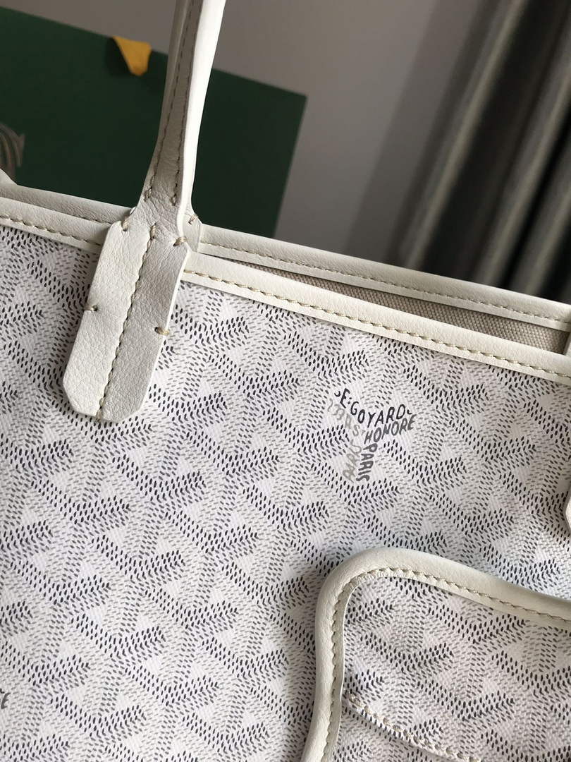 Goyard Chien Gris Tote Bag GY020217 White