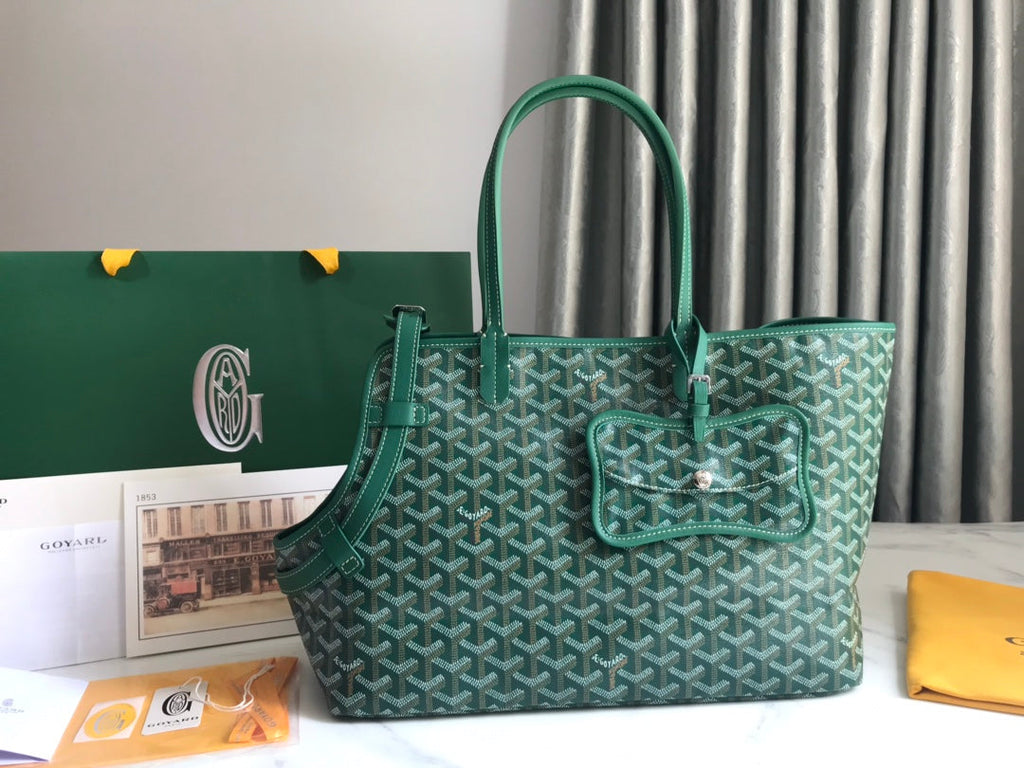 Goyard Chien Gris Tote Bag GY020217 Green