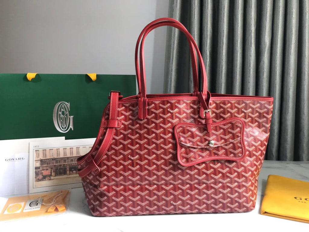 Goyard Chien Gris Tote Bag GY020217 Red
