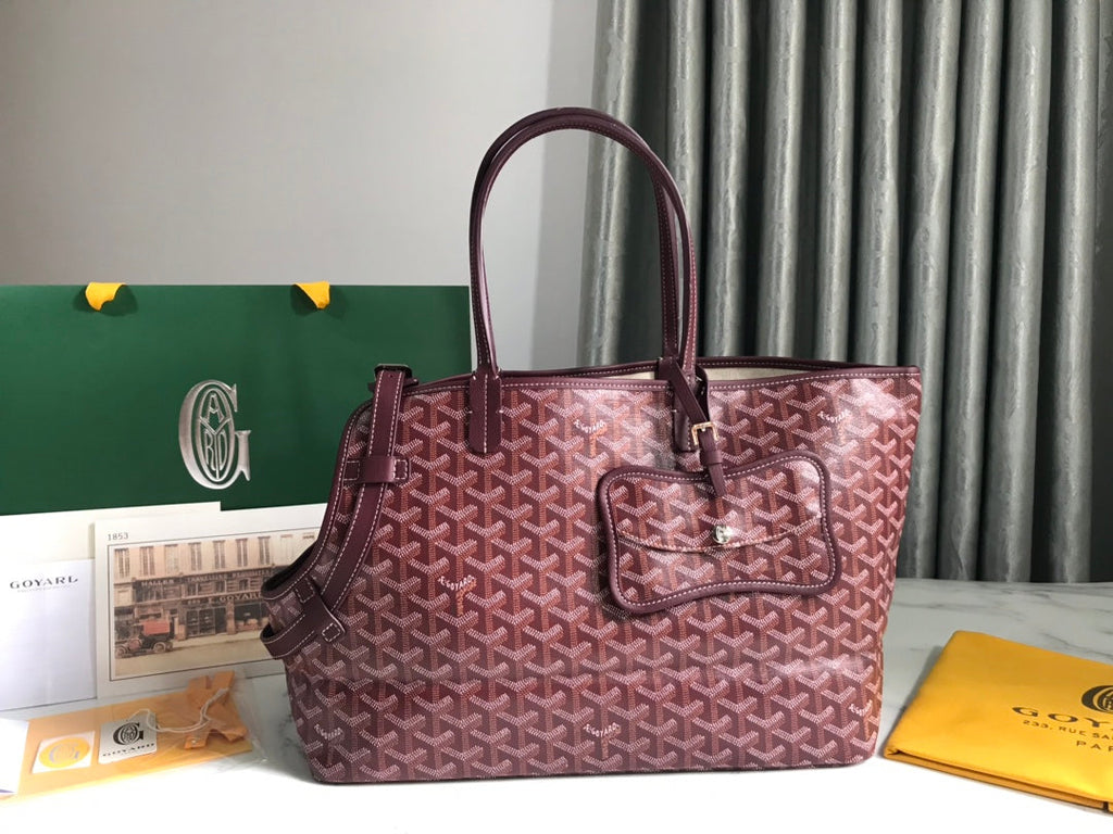 Goyard Chien Gris Tote Bag GY020217 Purple