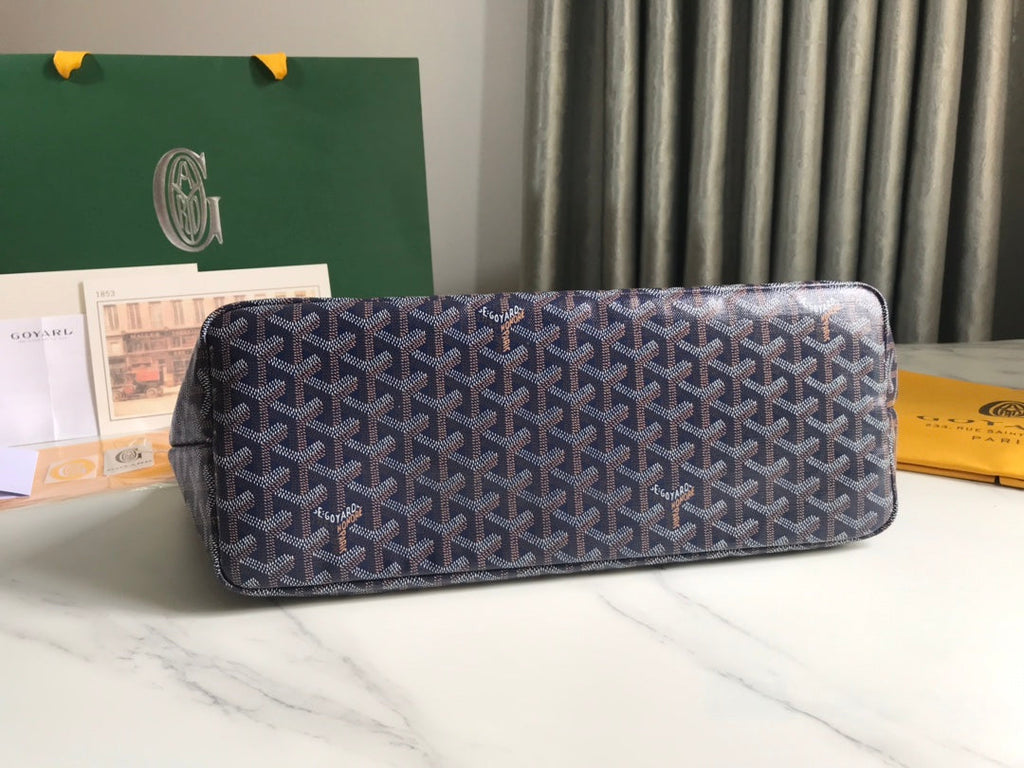 Goyard Chien Gris Tote Bag GY020217 Navy Blue