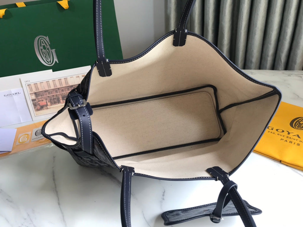 Goyard Chien Gris Tote Bag GY020217 Navy Blue