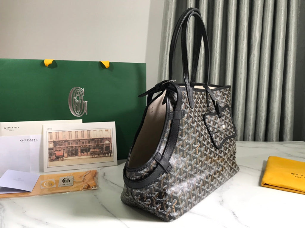 Goyard Chien Gris Tote Bag GY020217 Black
