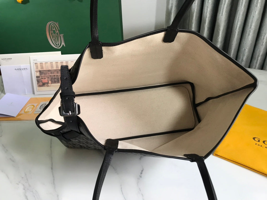 Goyard Chien Gris Tote Bag GY020217 Black