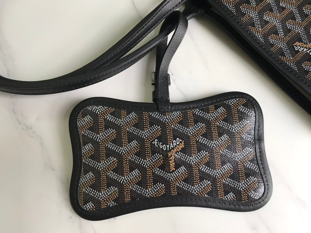 Goyard Chien Gris Tote Bag GY020217 Black