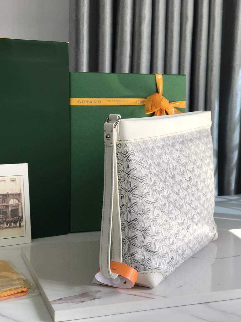 Goyard Conti Pouch White GY020233
