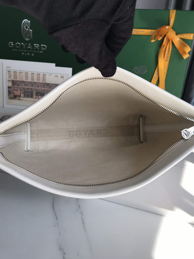 Goyard Conti Pouch White GY020233