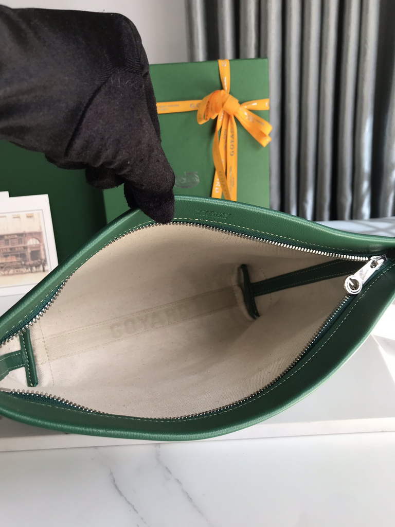 Goyard Conti Pouch Green GY020233