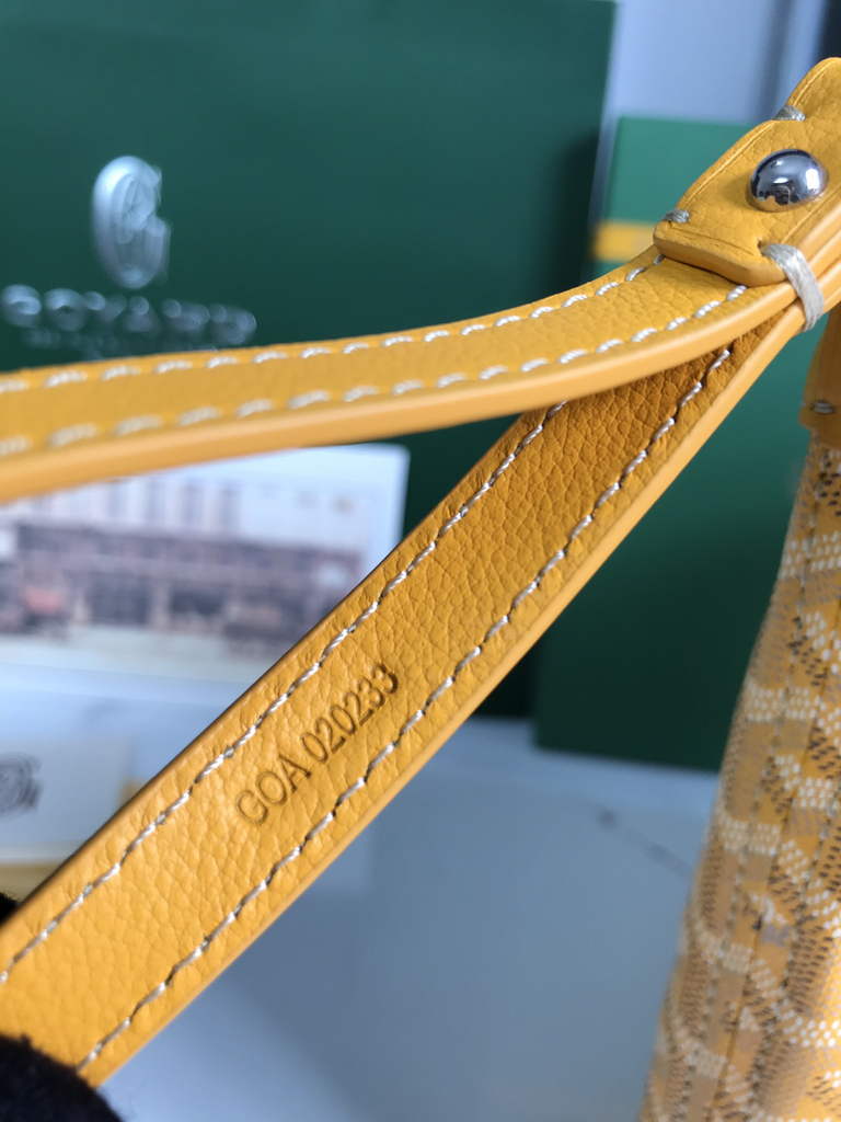 Goyard Conti Pouch Yellow GY020233