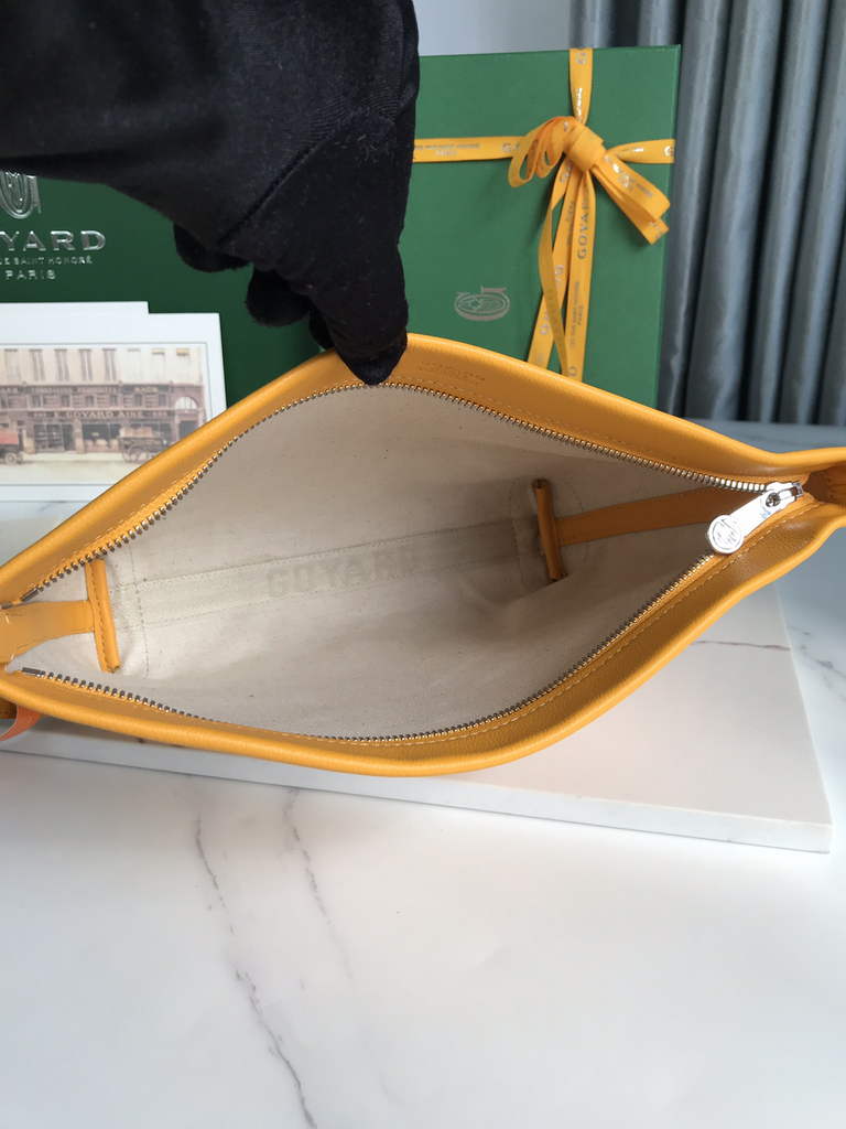 Goyard Conti Pouch Yellow GY020233