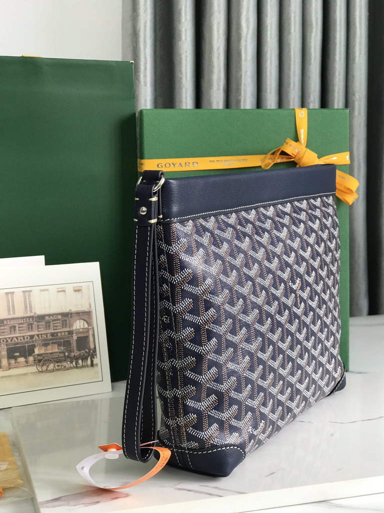 Goyard Conti Pouch Navy Blue GY020233