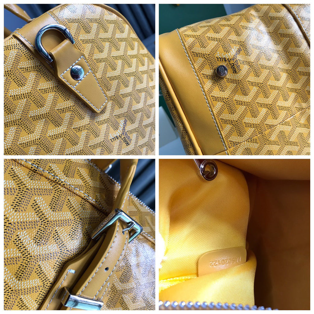 Goyard Croisiere 50 Travel Bag GY020292 Yellow