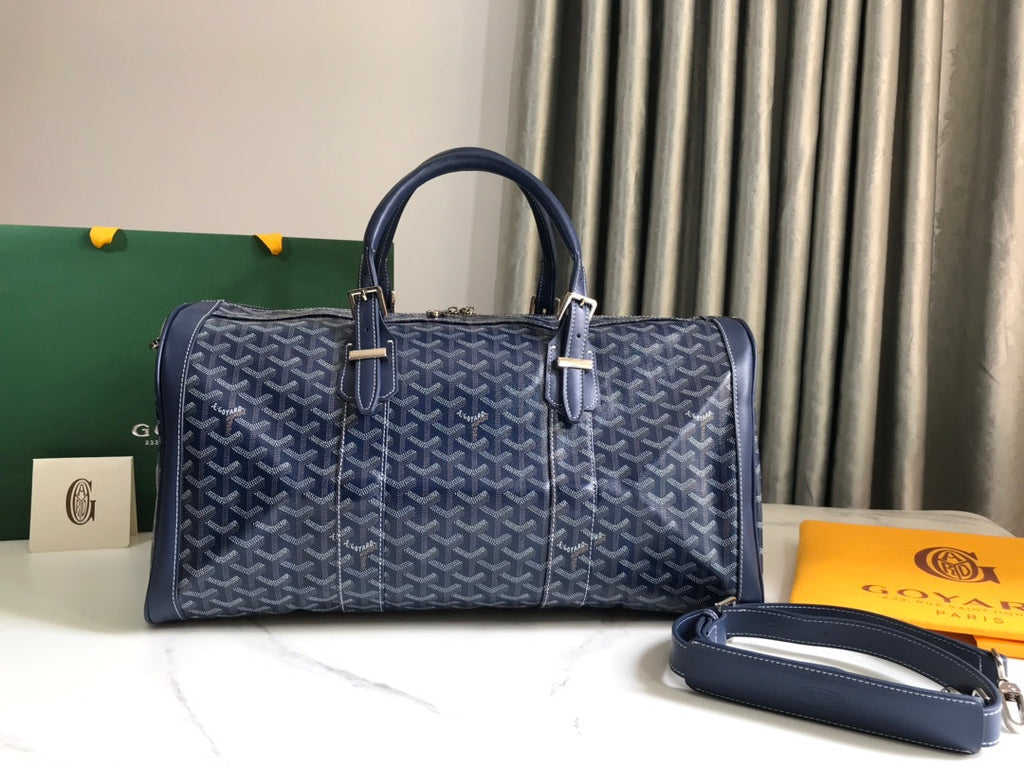Goyard Croisiere 50 Travel Bag GY020292 Navy Blue