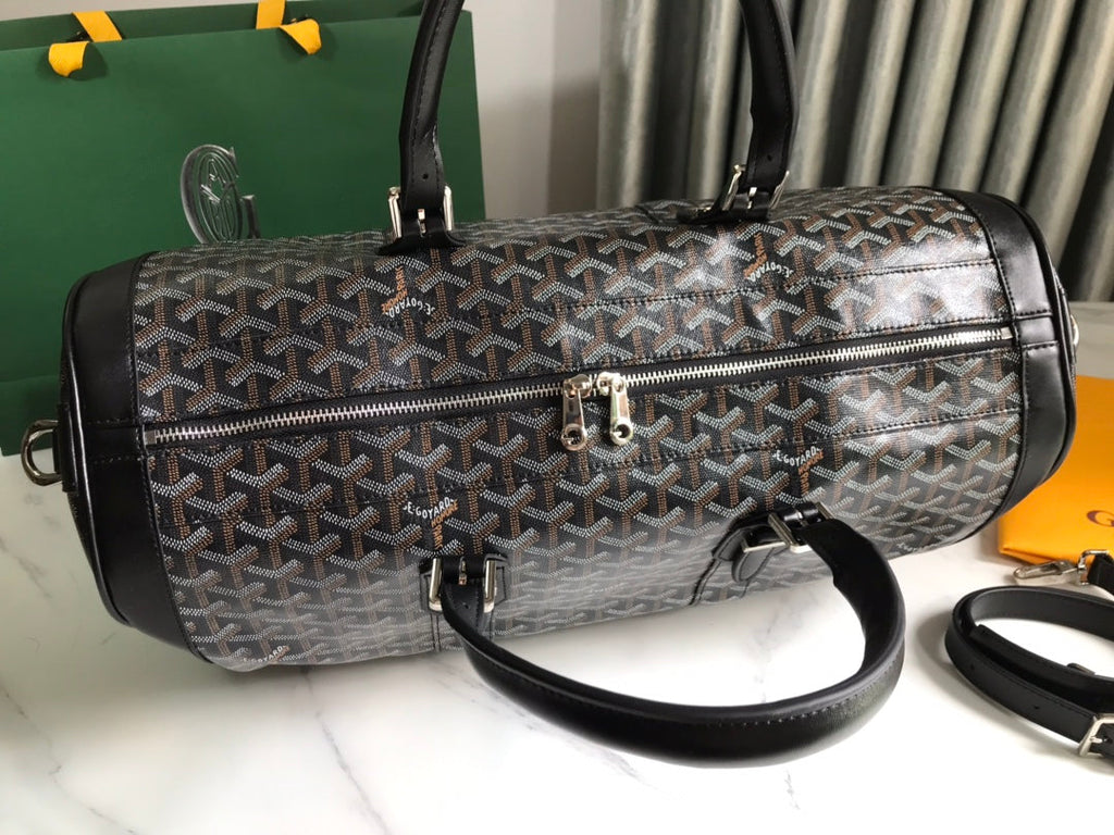 Goyard Croisiere 50 Travel Bag GY020292 Black white