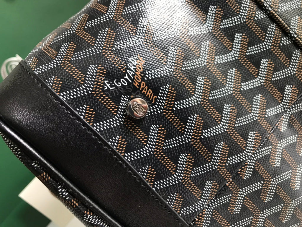 Goyard Croisiere 50 Travel Bag GY020292 Black white