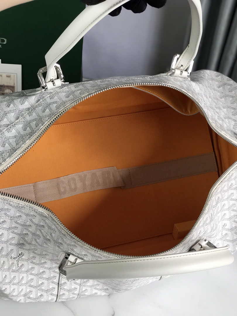 Goyard Croisiere 50 Travel Bag GY020292 White